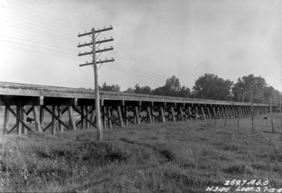 Bridge, west side looking south, Alabama Great Southern