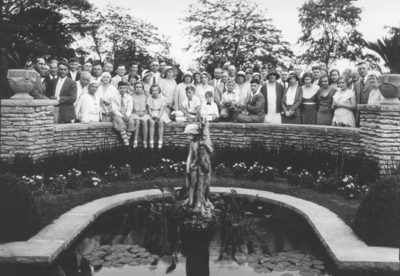 Class reunion, 1907, home of Louis E. Hillenmeyer, Sr