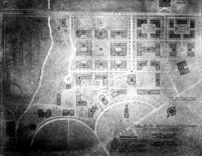 Campus plan by J. M. White