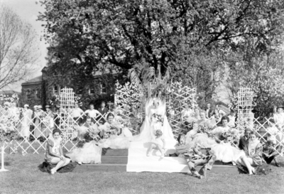 May Queen and court, May Day