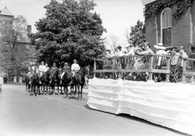 Women on horseback, May Day