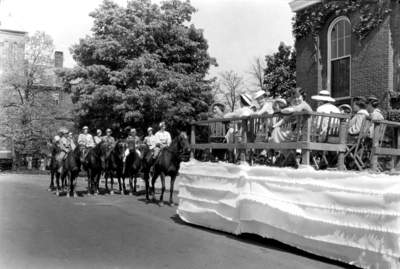 Women on horseback, May Day