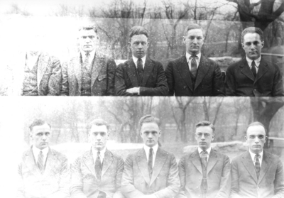 Class of 1922 (broken into groups of 5-10)