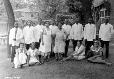 African - American staff at Maxwell Place