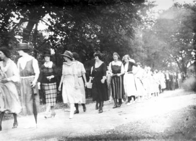 Students in procession