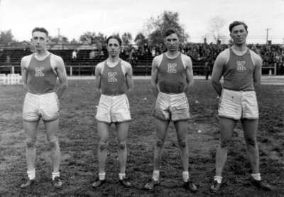 University of Kentucky, four members of the men's track team