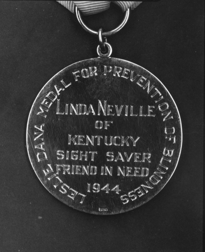 Medal for Miss Linda Neville, 