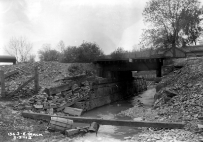 Railroad bridge, east track