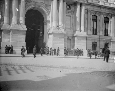 people walking on the street