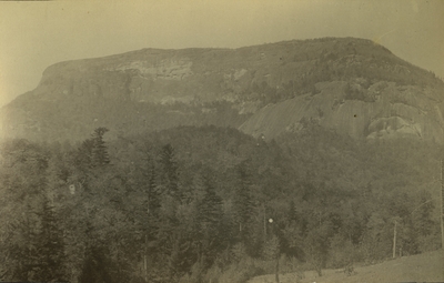 View of Whiteside Mountain at Highlands, Macon County, North Carolina