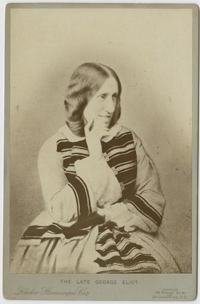 George Eliot cabinet photograph