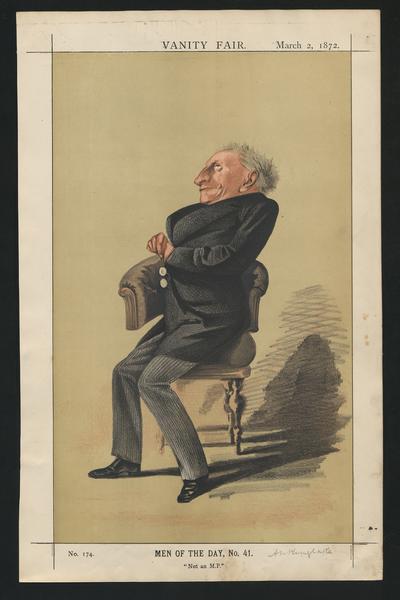 Alexander William Kinglake print from Vanity Fair