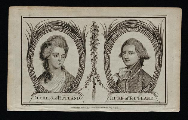 Print of the Duke and Duchess of Rutland