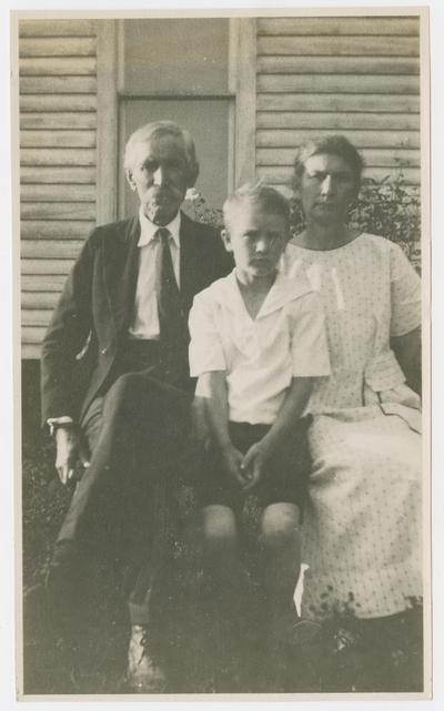 J. S. Peal, Sr., Hilsen Peal, Mrs. J. S. Peal, Sr., Oak Grove, La Center, Kentucky