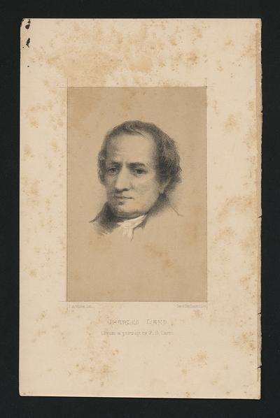 Prints of Charles Lamb, Mary Lamb, and the Lamb family