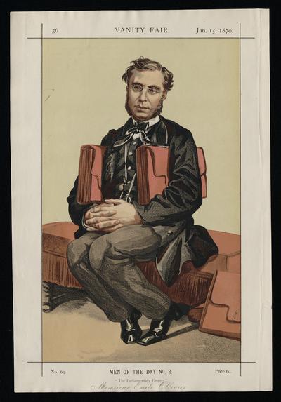 Émile Ollivier print from Vanity Fair