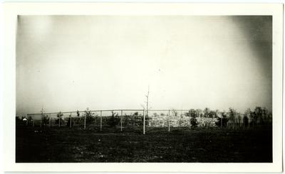 Fence at Traveler's Rest burial site