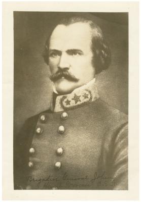 General Albert Sidney Johnston (1083-1862) C.S.A.; Commanded western theater; killed at the Battle of Shiloh, in uniform