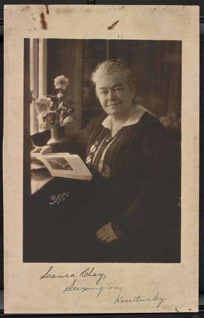 Laura Clay, Lexington, Kentucky, taken by Gerhard Sisters, St. Louis