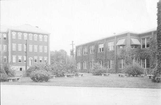 Miller Hall, left and Mechanical Hall