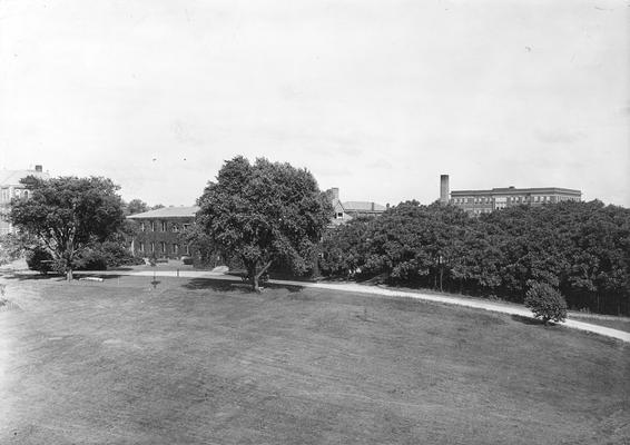 Partial elevated view of University of Kentucky