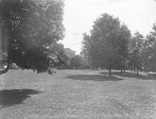 Administration Building in the distance