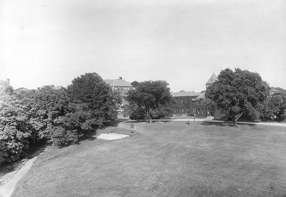 Partial elevated view of University of Kentucky, duplicate