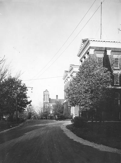 Gymnasium Drive named for gymnasium in Buell Armory, presently named Administration Drive