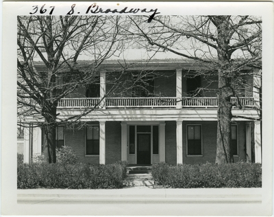 367 South Broadway. Built between 1855-64