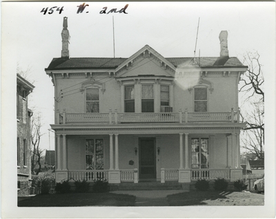 454 West 2nd [Second] street. Remodeled in late 19th century