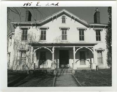 145 East 2nd [Second] street. Built by John W. Patterson in 1843 and bought by William 