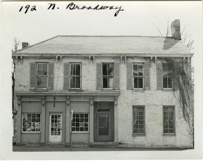 192 North Broadway. Mid 1800's