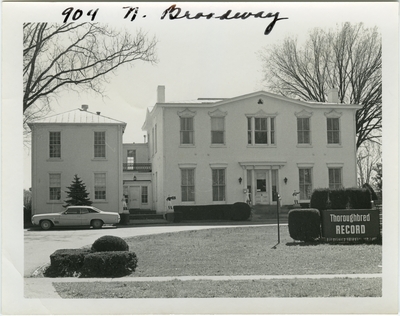 904 North Broadway. Fairlawn, built for Dr. Benjamin W. Dudley during the 1850's