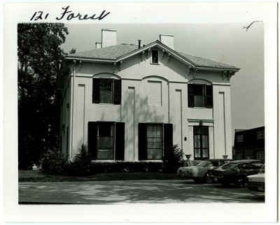 121 Forest avenue. Designed by Thomas Lewinski in 1845 and built as residence for James B. Clay