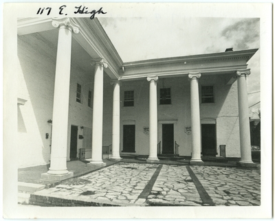 117 East High street. Built for John Parker in 1814