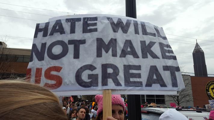 Women's March in Atlanta, Georgia, photographs taken by Julene Jones