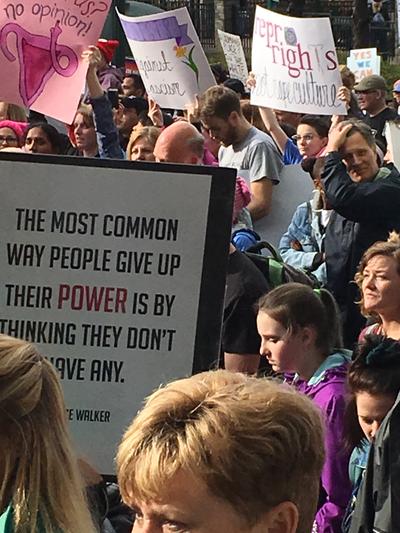 Women's March in Atlanta, Georgia, photographs taken by Julene Jones