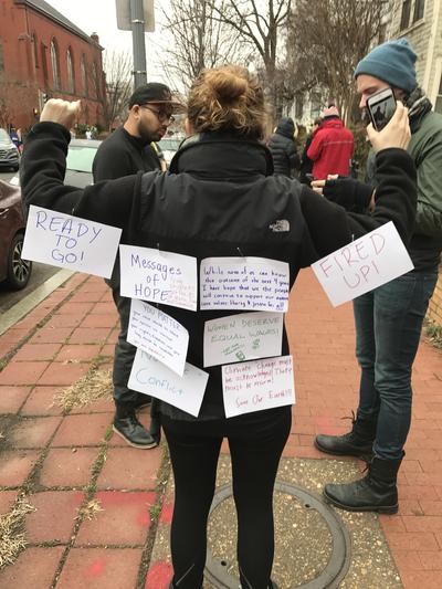 Women's March in Washington, D.C., photographs taken by Eric Rickert