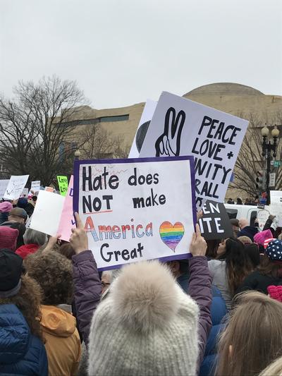 Women's March in Washington, D.C., photographs taken by Eric Rickert