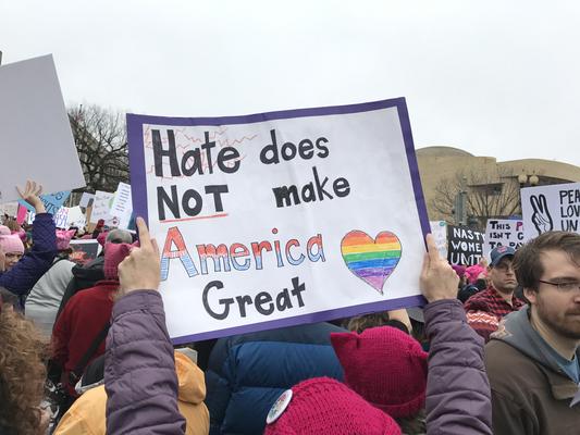 Women's March in Washington, D.C., photographs taken by Eric Rickert