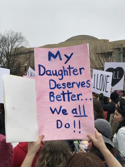 Women's March in Washington, D.C., photographs taken by Eric Rickert