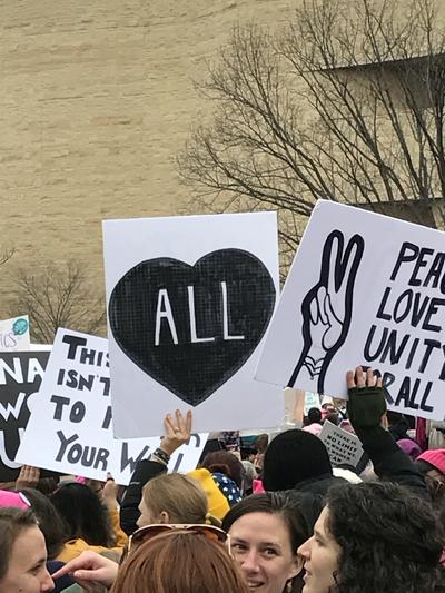 Women's March in Washington, D.C., photographs taken by Eric Rickert