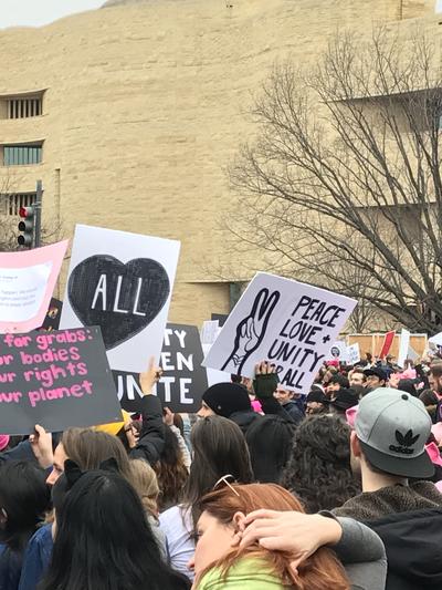 Women's March in Washington, D.C., photographs taken by Eric Rickert