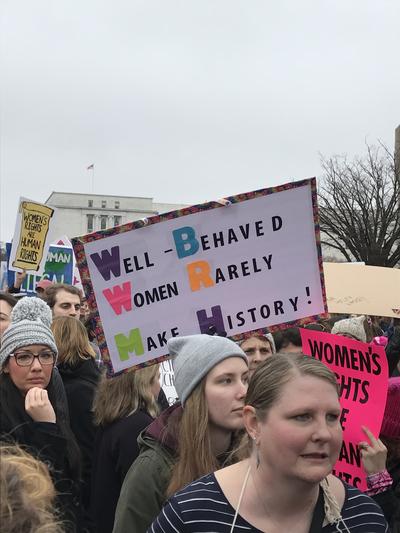 Women's March in Washington, D.C., photographs taken by Eric Rickert