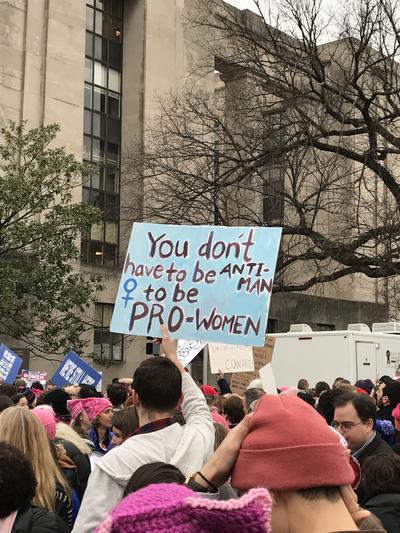 Women's March in Washington, D.C., photographs taken by Eric Rickert