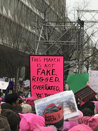 Women's March in Washington, D.C., photographs taken by Eric Rickert