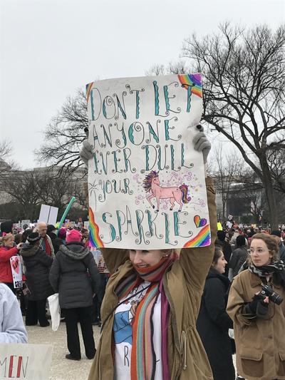 Women's March in Washington, D.C., photographs taken by Eric Rickert