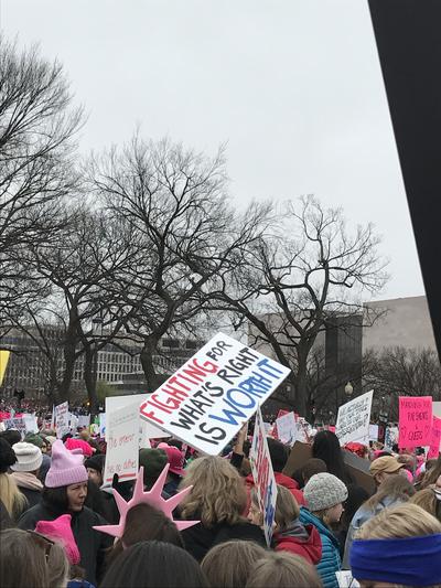 Women's March in Washington, D.C., photographs taken by Eric Rickert