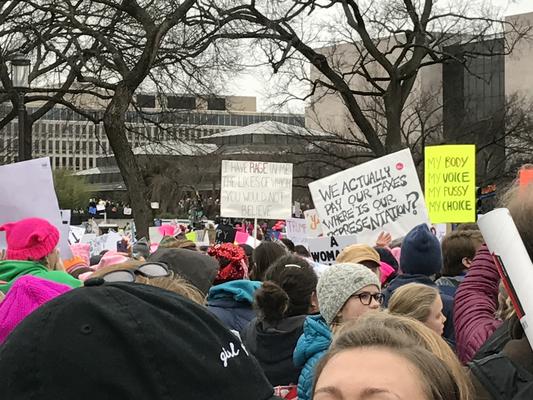 Women's March in Washington, D.C., photographs taken by Eric Rickert