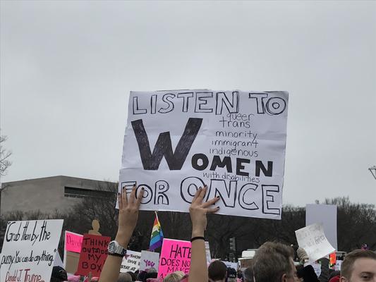 Women's March in Washington, D.C., photographs taken by Eric Rickert